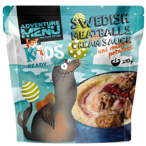 Bolsa de menú infantil de albóndigas suecas