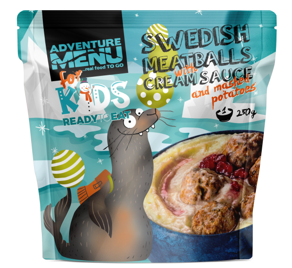 Bolsa de menú infantil de albóndigas suecas