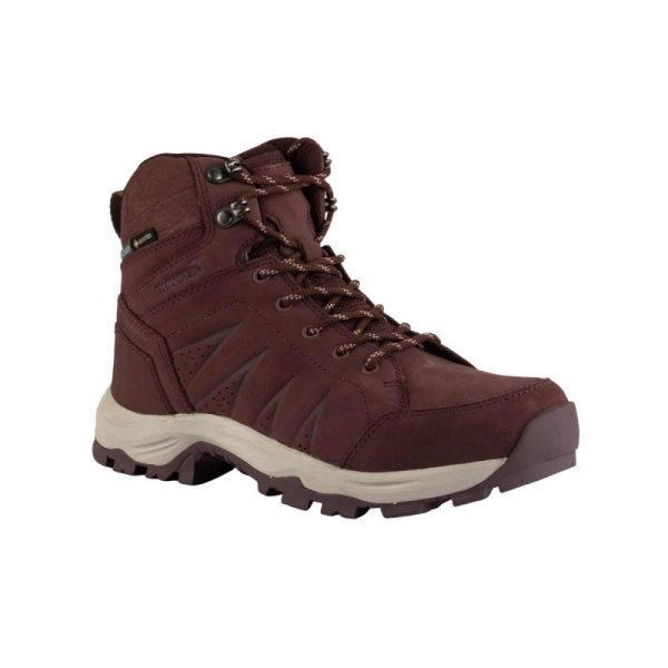 Bota Sandnes gris en nobuk, con GoreTex y suela Hypergrip con tecnología Ice-Lock